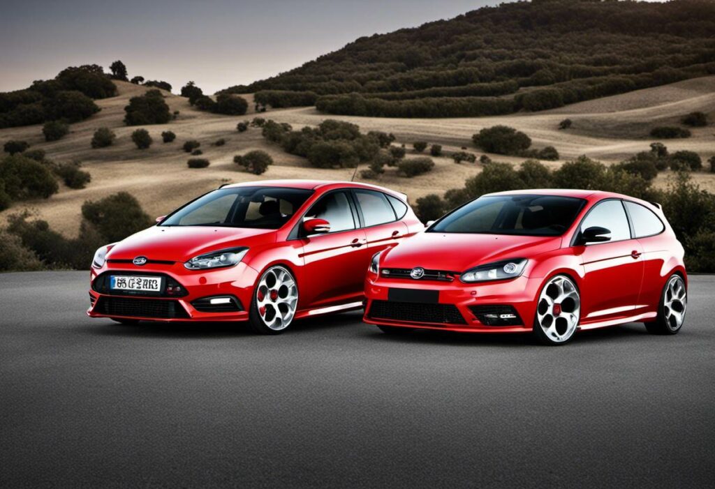 Ford Focus ST kontra VW Golf GTI: Który hot hatch jest królem segmentu?